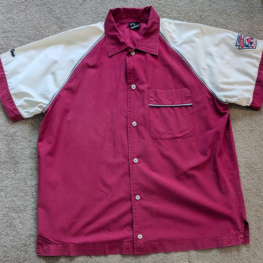 Vintage Franklin & Marshall Button Up/Bowling Style Shirt Mens Medium